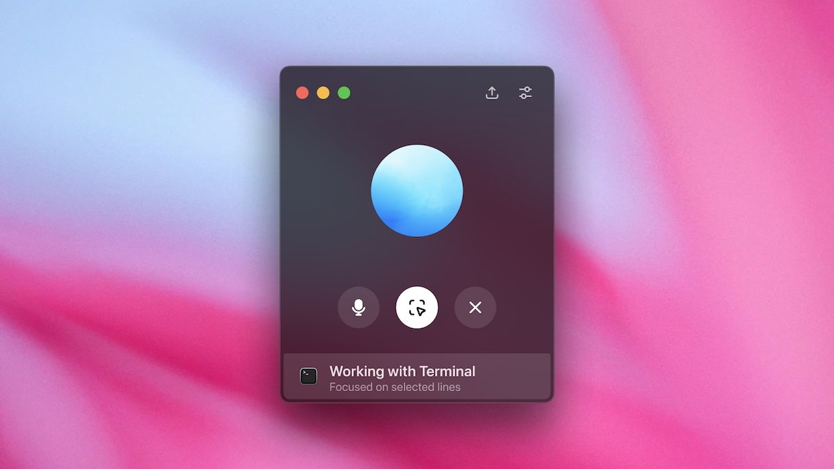 In ChatGPT you can now use voice control to select which apps you want to work with.